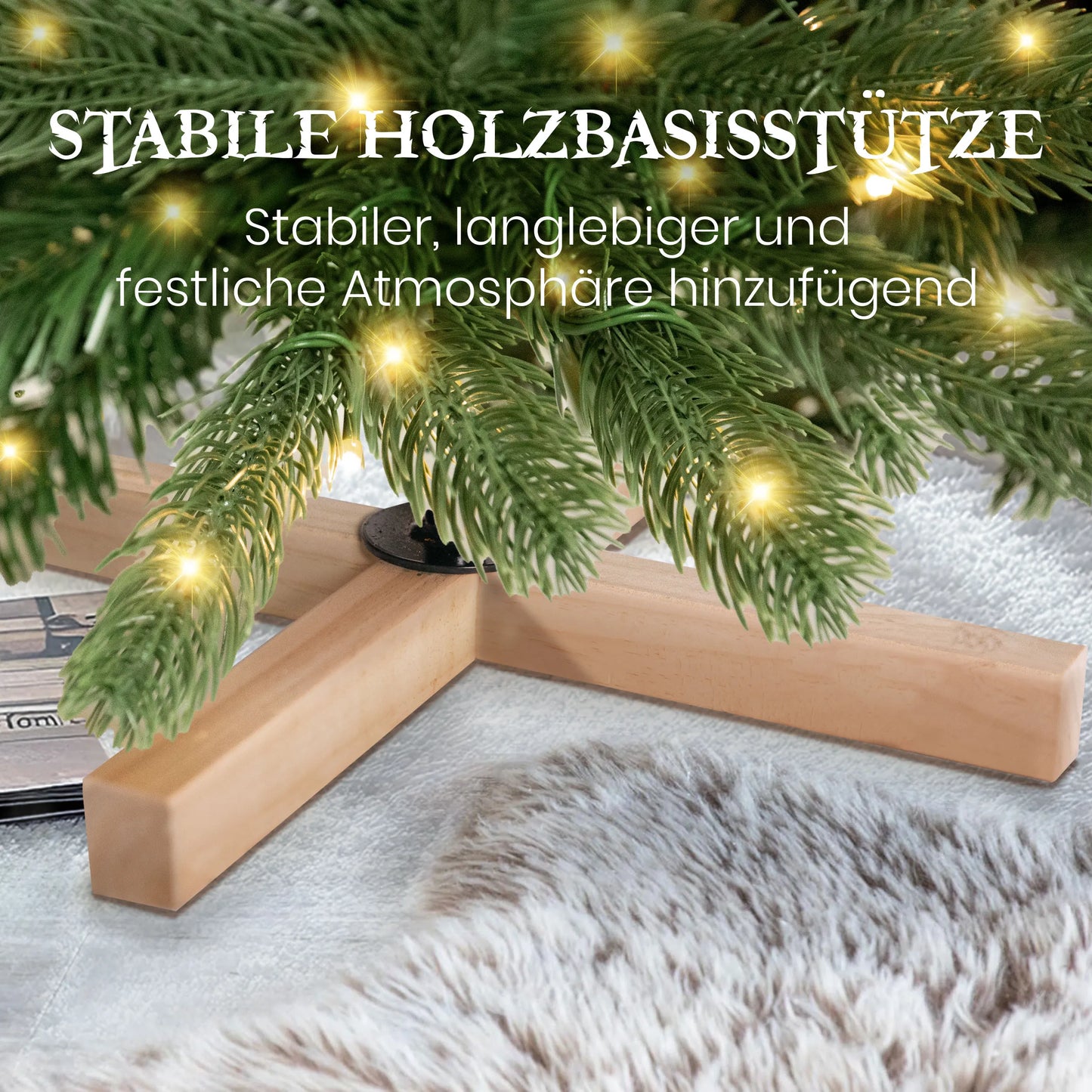 Küntslicher Weihnachtsbaum mit LED