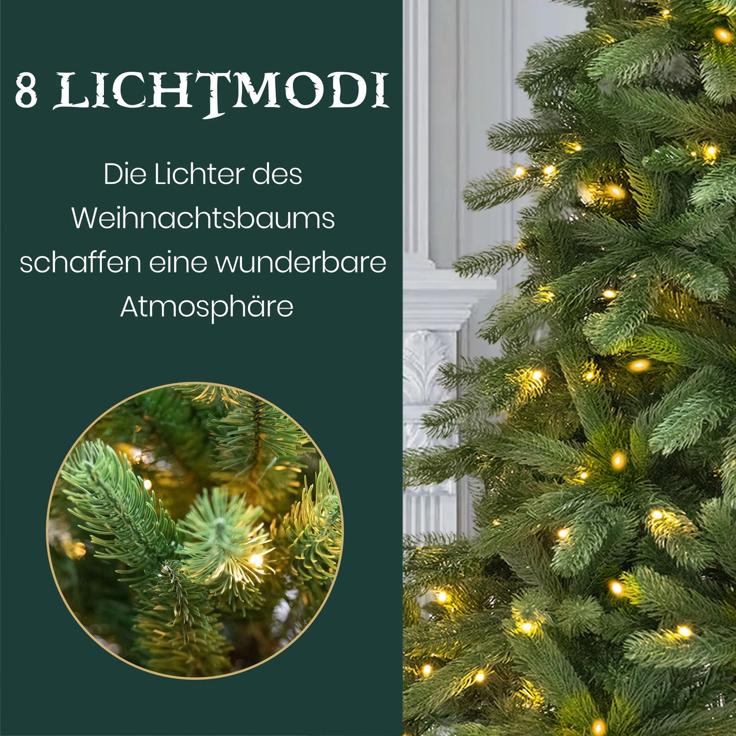 Küntslicher Weihnachtsbaum mit LED