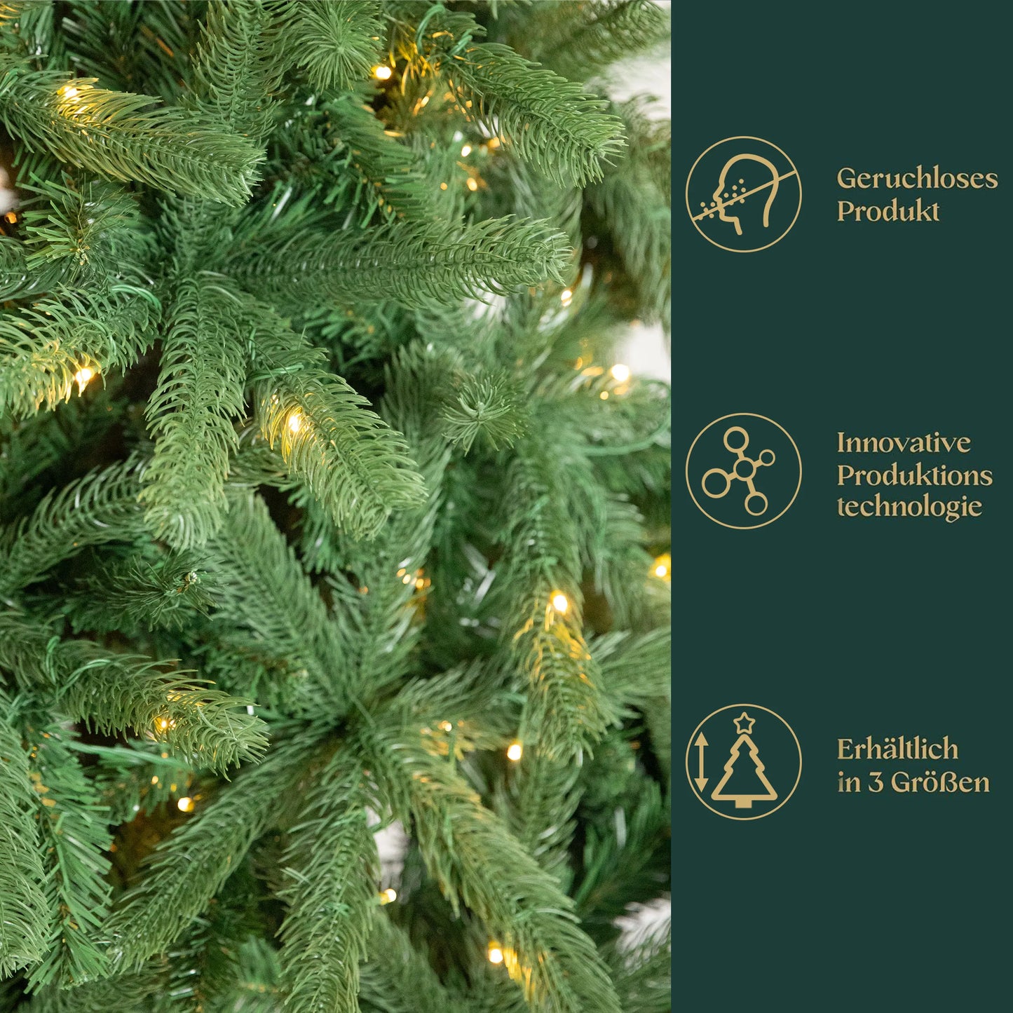 Küntslicher Weihnachtsbaum mit LED